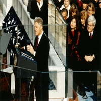 Президентът Бил Клинтън, който изнася втората си встъпителна история на адреса