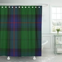 Цветният шотландски клан Armstrong Tartan Plaid Room Традиционен модел декор за баня баня за баня душ завеса
