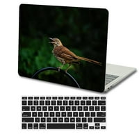 Kaishek само за Case MacBook Pro S пуснат модел A1425 A1502, Пластмасов капак на твърдия калъф + Черен капак на клавиатурата, серия от перо 0456