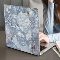Kaishek Plastic Hard Shell, съвместим с Rel. MacBook Pro S Retina Display + Black Keyboard Cover Model: A Marble A 26