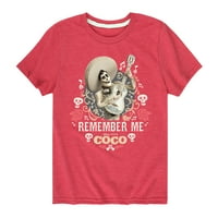 Коко - Помни ме Ърнесто - Графична тениска с малко дете и младежки