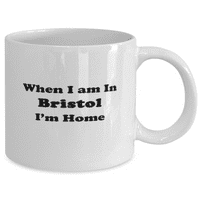 Преместване от подаръци на Bristol - Преместване в халба за кафе Bristol - Преместване от Bristol Cup - Преместване на подаръци за рожден ден на Бристол за мъже и жени, които се отдалечават - White 11oz. Халба