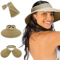 Шапки за жени през лятото на жените сгъваеми Sun Sun Costor W сладка шапка с шапка ултравиолетово устойчива chmora