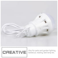 Bestonzon USB LED крушка на открито преносима светлинна къмпинг лампа Нощен пазар крушка