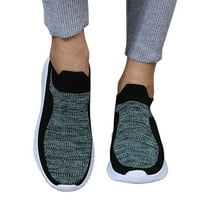 Дамски дишаща дантела обувки апартаменти Небрежни обувки за жени за ходене на зелено 40